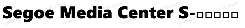 Segoe Media Center S字体转换